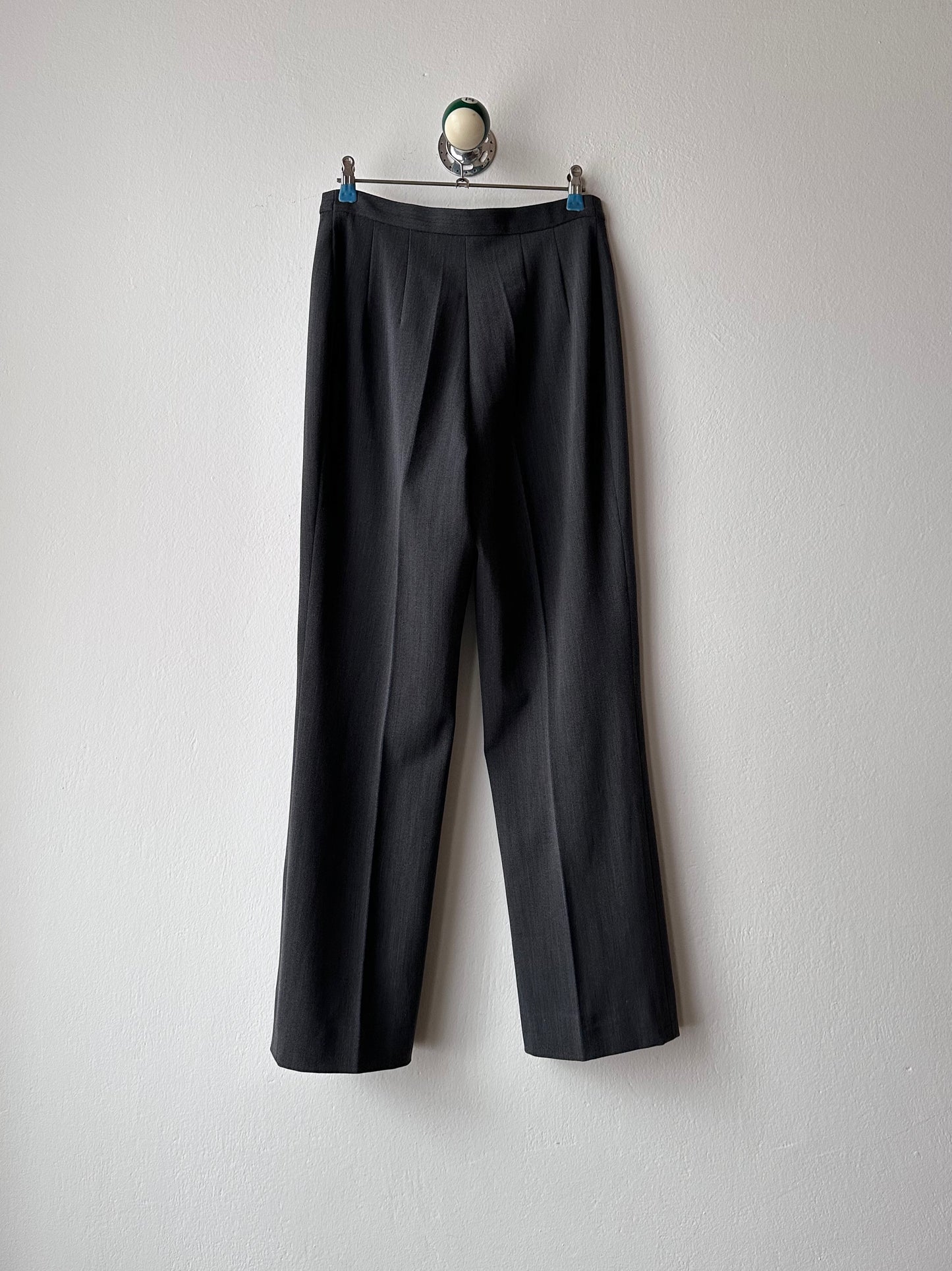 wool poly gray trouser