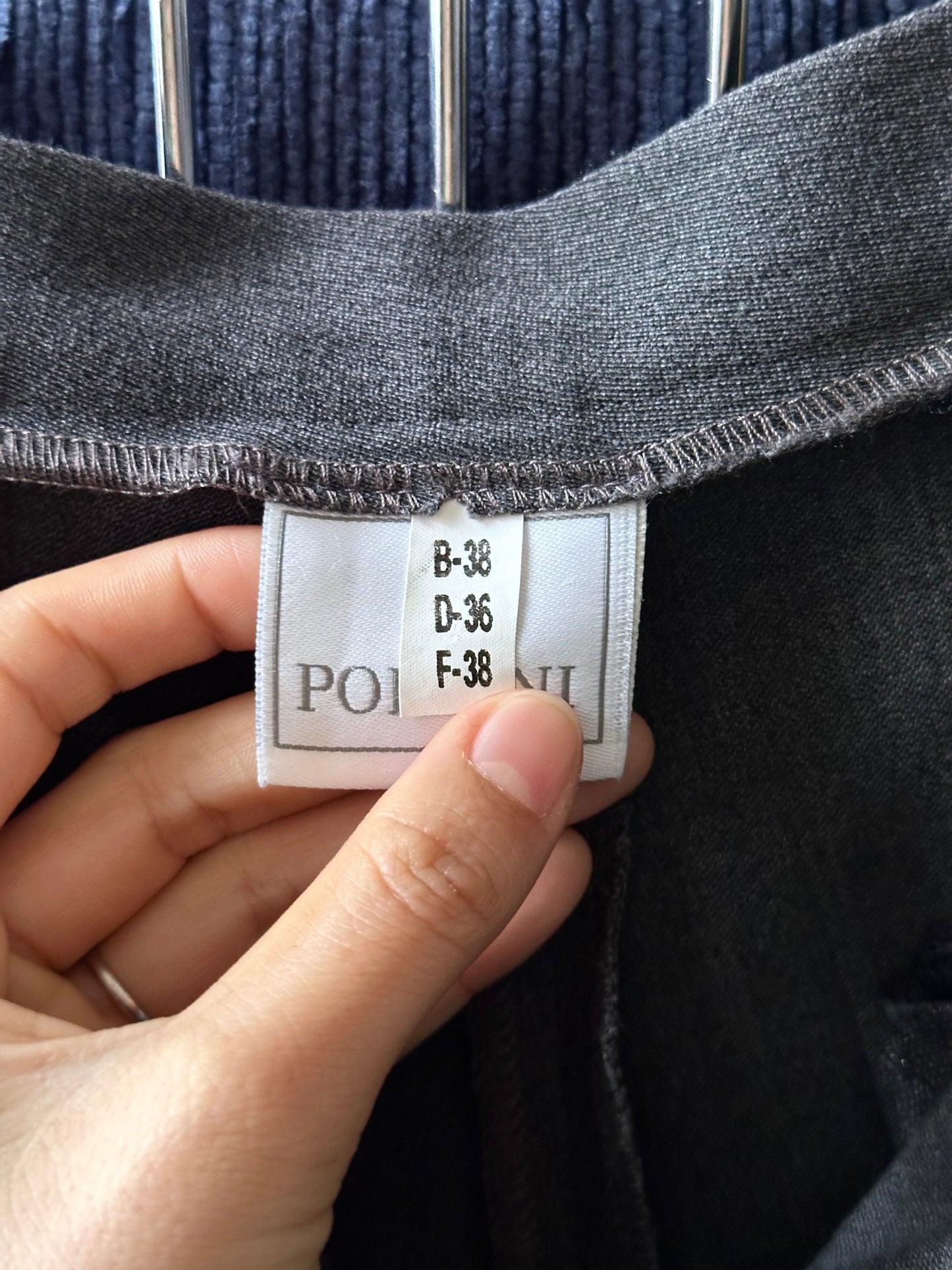 wool poly gray trouser