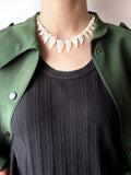 antique mother of pearl choker necklace shell 20s 30s 20's 30's France vintage マザーオブパール シェル アンティーク ネックレス チョーカー