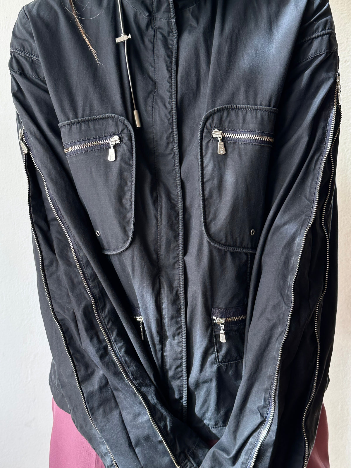 Versace sport cotton nylon jacket