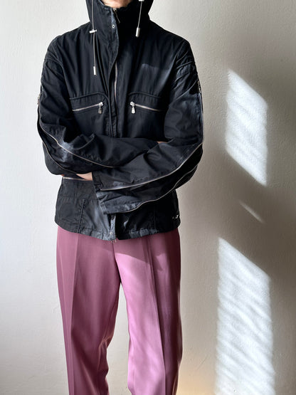 Versace sport cotton nylon jacket