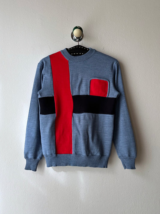80s Romanian wool and acrylic top -  M