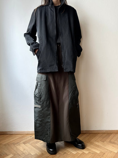 Cicatriz black cotton jacket