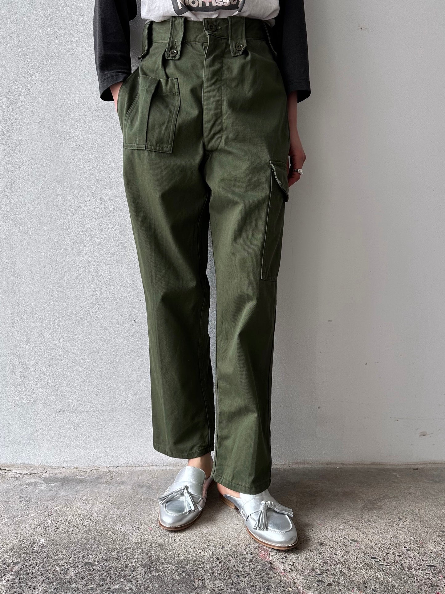1981s België army field trousers