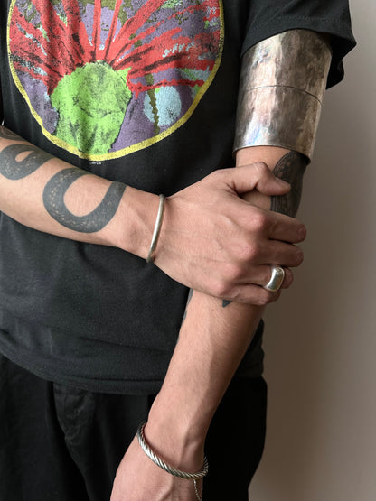 silver 950 hinged bangle