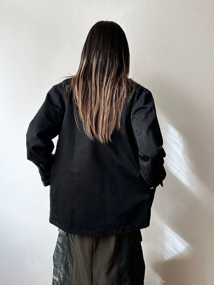 Cicatriz black cotton jacket