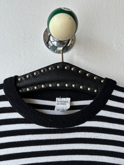 90s striped top -  M
