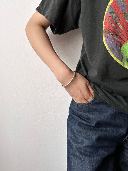 silver 950 hinged bangle