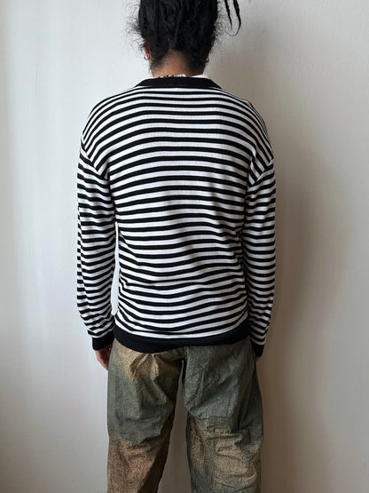 90s striped top -  M