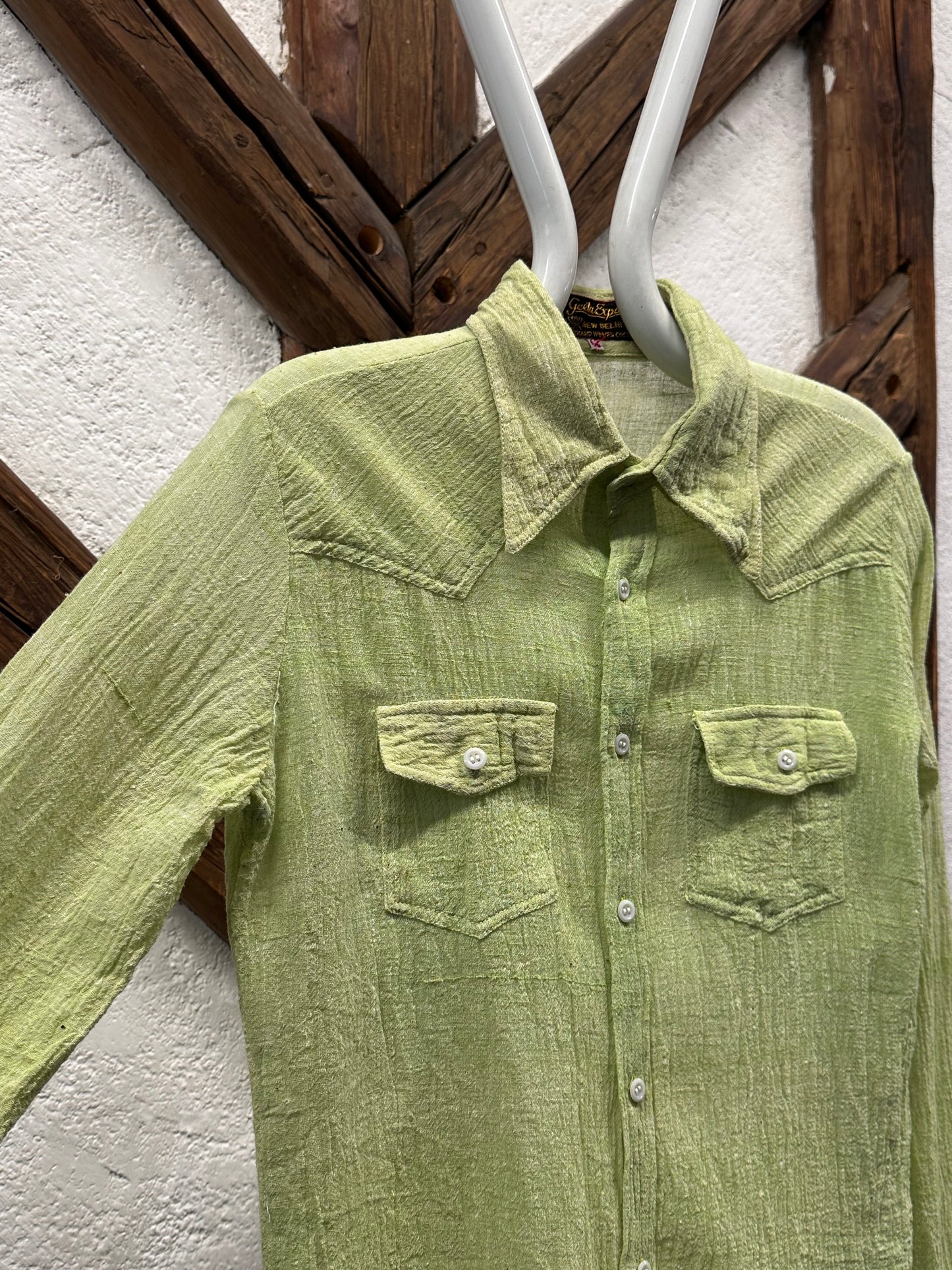 70s Indian cotton shirt