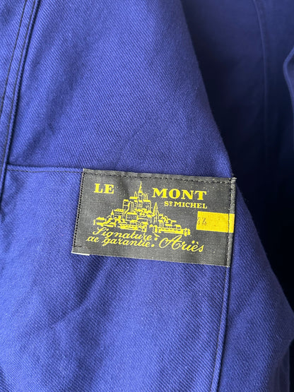 60's 60年代 LE MONT ST MICHEL Vintage Praha Prague Vintage store プラハ  古着屋 モンサンミッシェル  フレンチワーク  French work jacket Moleskin  モールスキン ユーロワーク ユーロ古着 ヨーロッパ古着