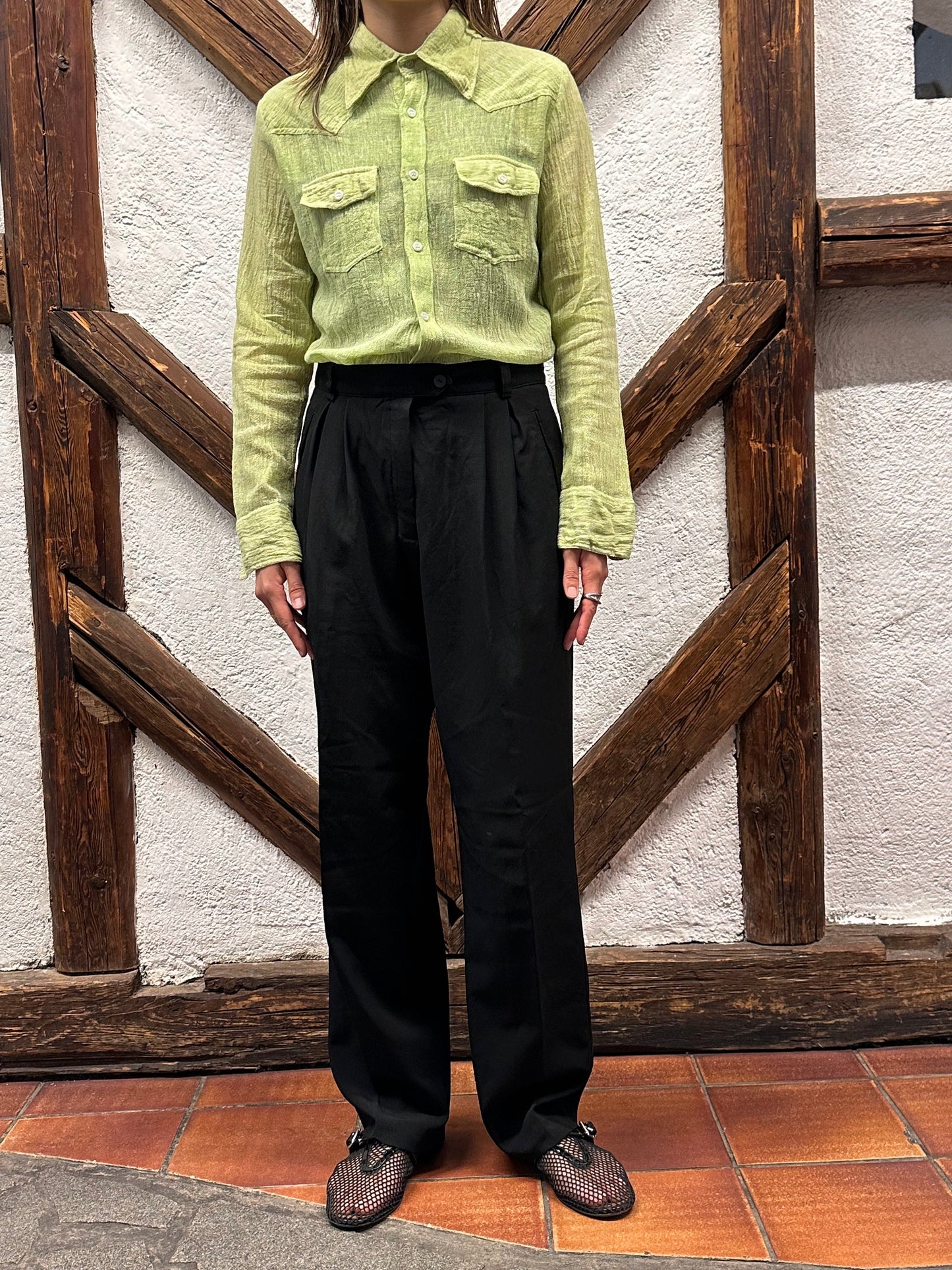 70's 70年代 Shirt Toto Praha Vintage clothing store Antique shop Prague 古着屋 アンティークショップ プラハ ユーロ古着  ヨーロッパ古着 古着卸 
