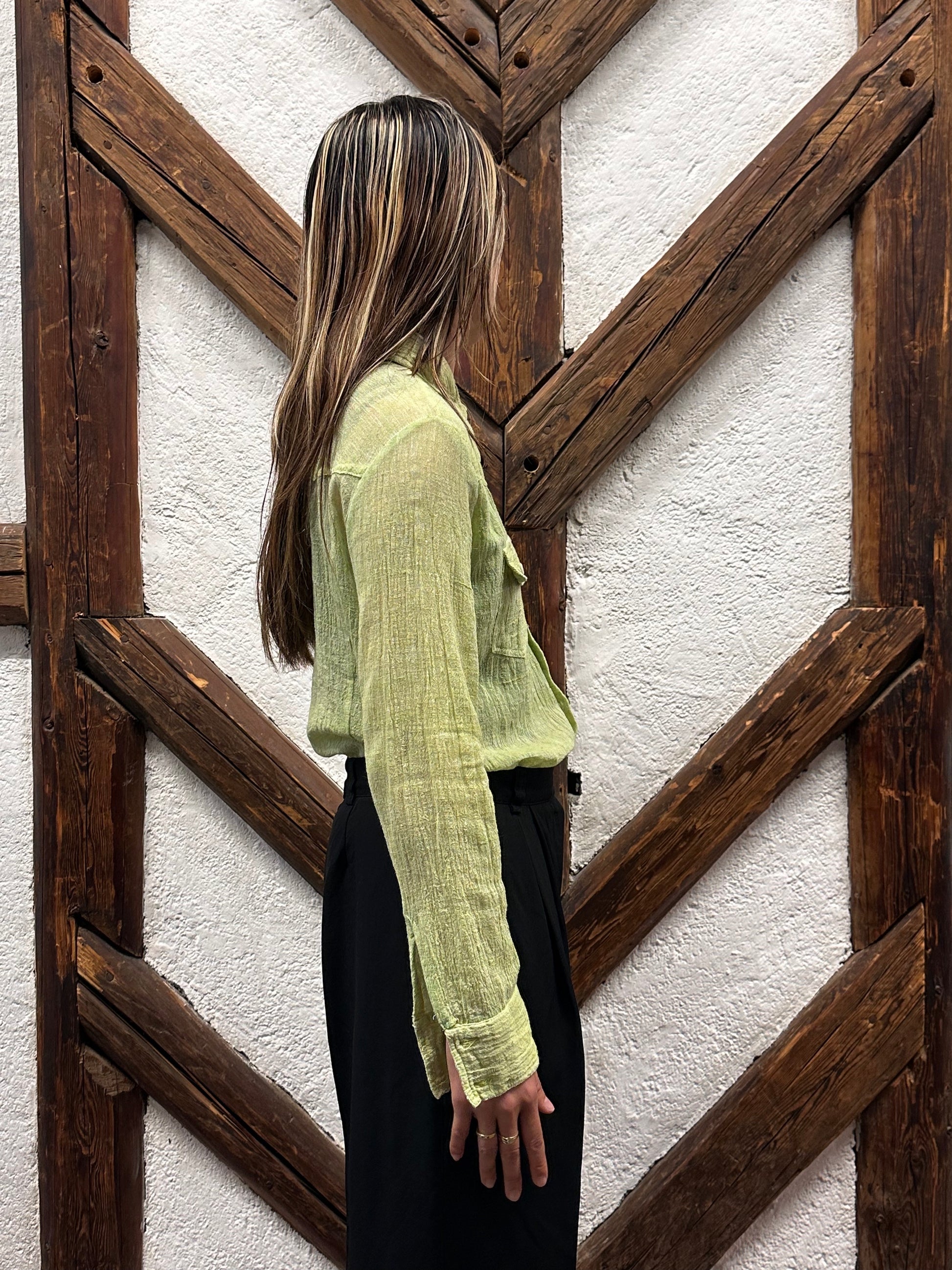 70's 70年代 Shirt Toto Praha Vintage clothing store Antique shop Prague 古着屋 アンティークショップ プラハ ユーロ古着  ヨーロッパ古着 古着卸 