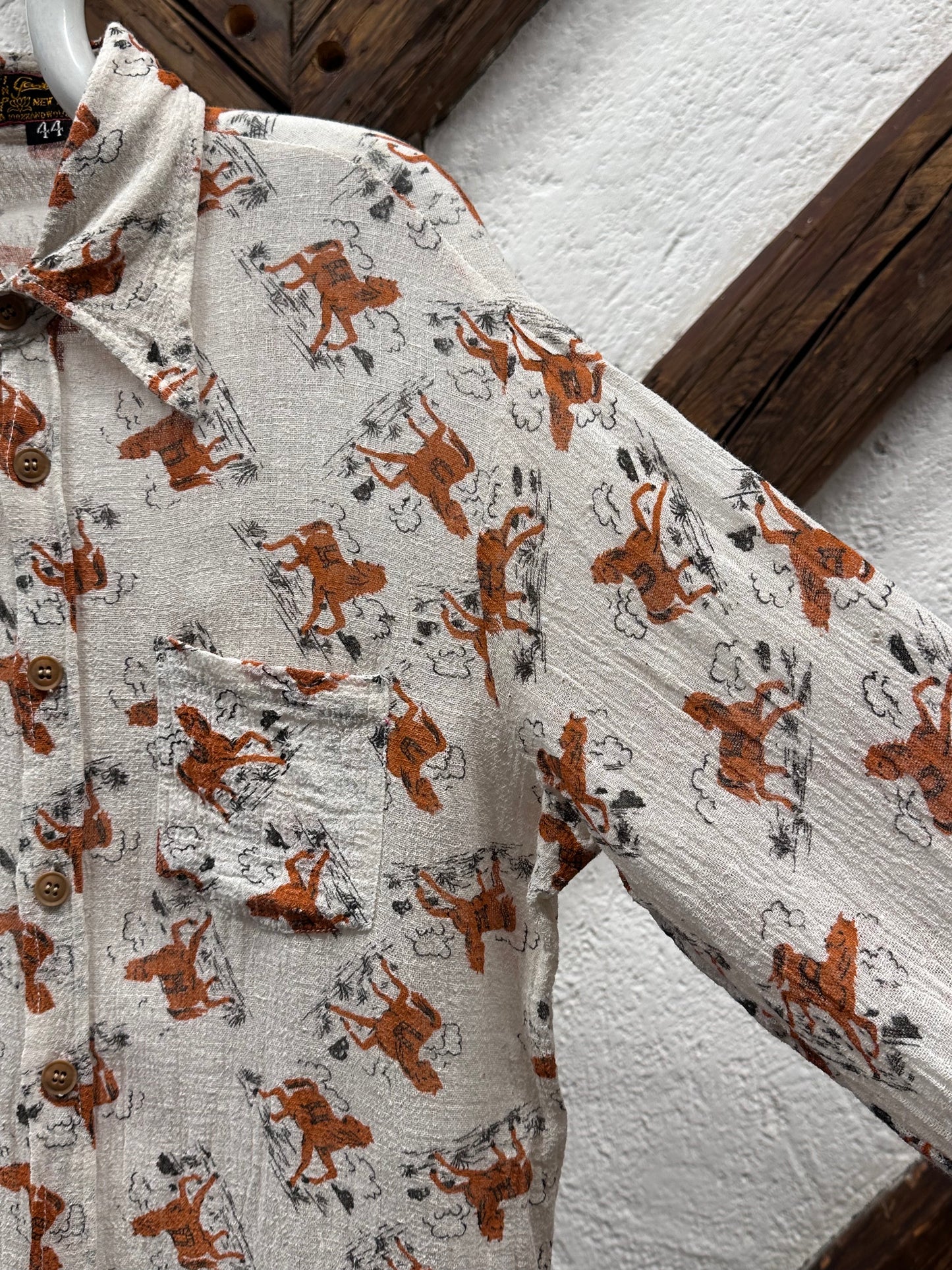 70's 70年代 Shirt Toto Praha Vintage clothing store Antique shop Prague 古着屋 アンティークショップ プラハ ユーロ古着  ヨーロッパ古着 古着卸 