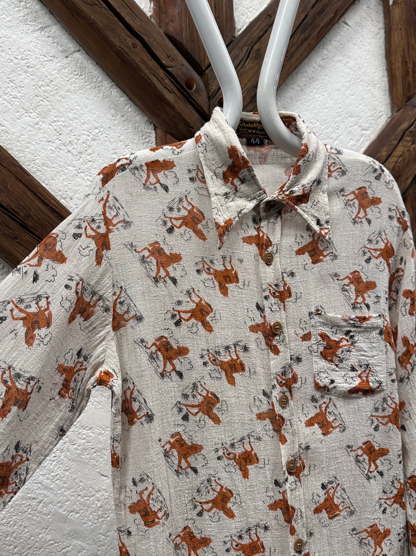 70s Indian cotton shirt