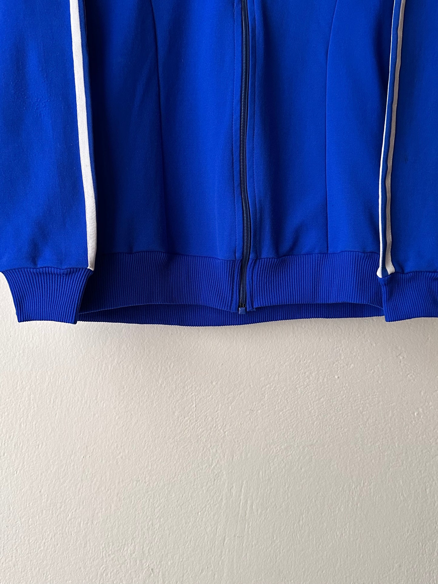 1970's Adidas Made in Austria Vintage Jersey Jacket 70's Vivid Blue Antique shop Vintage clothing store Praha Prague Showroom Appointment Toto totototrip プラハ 古着屋 古着 アディダス ジャージ 70年代 ヴィンテージ ユーロ古着 ヨーロッパ古着