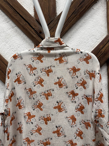 70's 70年代 Shirt Toto Praha Vintage clothing store Antique shop Prague 古着屋 アンティークショップ プラハ ユーロ古着  ヨーロッパ古着 古着卸 