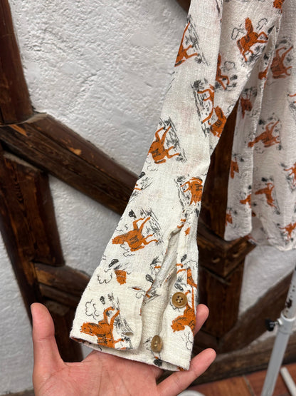 70s Indian cotton shirt