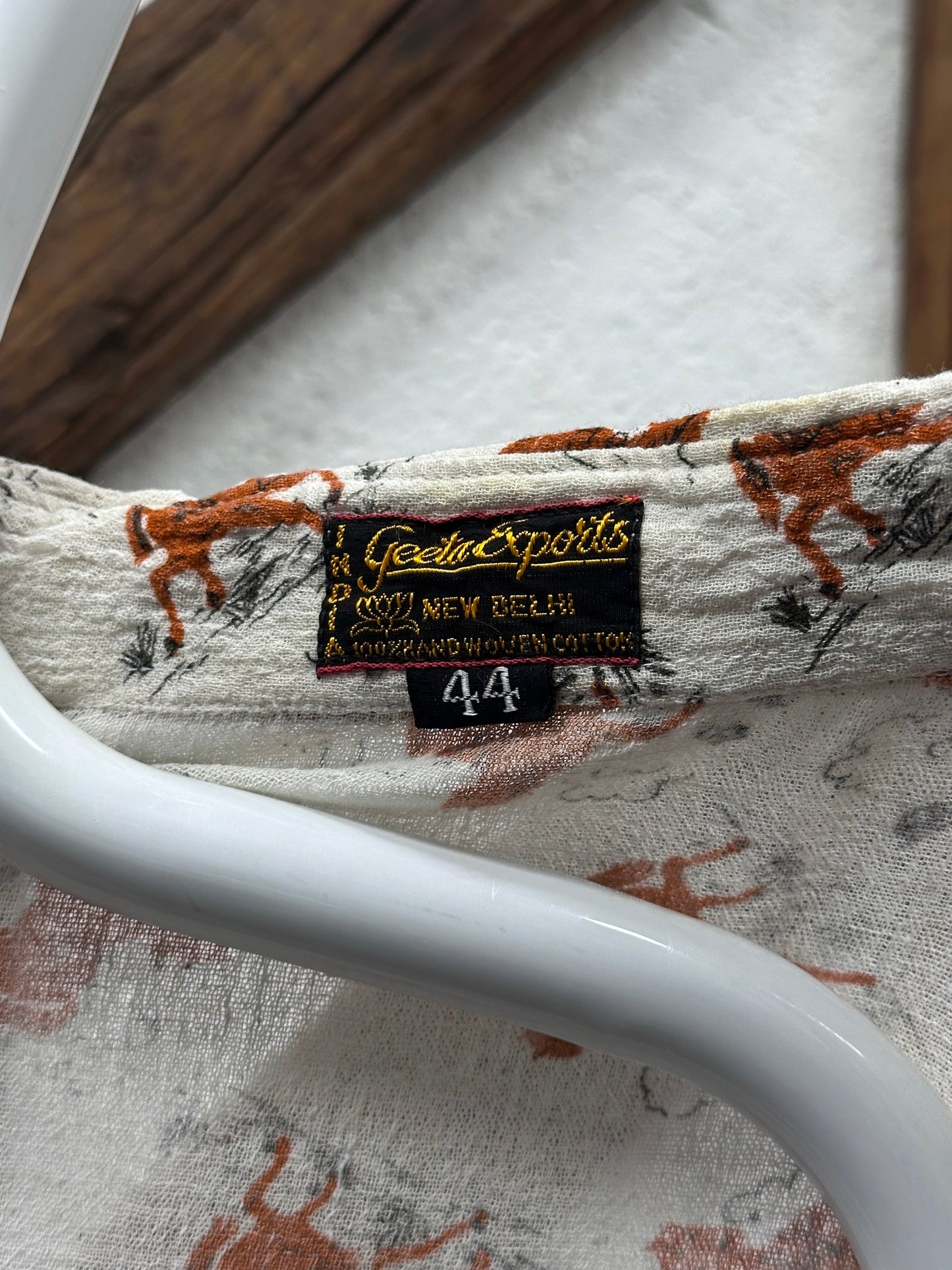 70's 70年代 Shirt Toto Praha Vintage clothing store Antique shop Prague 古着屋 アンティークショップ プラハ ユーロ古着  ヨーロッパ古着 古着卸 