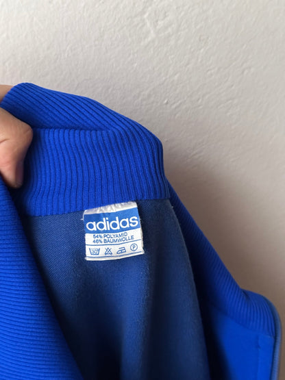 1970's Adidas Made in Austria Vintage Jersey Jacket 70's Vivid Blue Antique shop Vintage clothing store Praha Prague Showroom Appointment Toto totototrip プラハ 古着屋 古着 アディダス ジャージ 70年代 ヴィンテージ ユーロ古着 ヨーロッパ古着