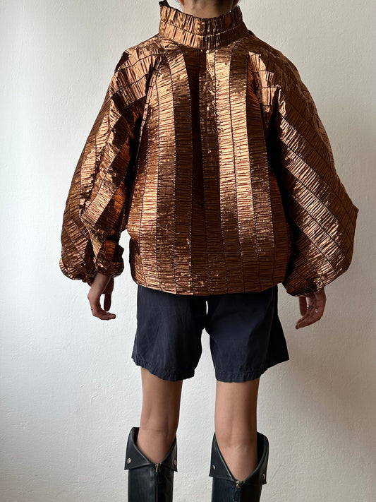 Special balloon blouse made in Italy