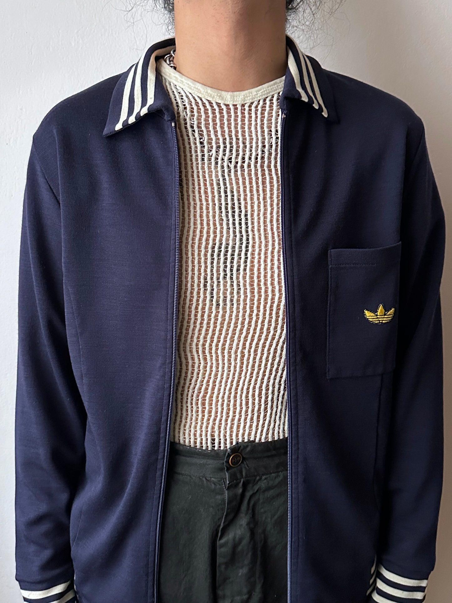 1970s navy Adidas