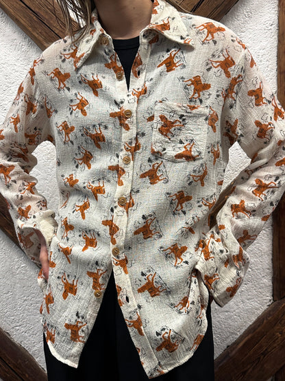 70's 70年代 Shirt Toto Praha Vintage clothing store Antique shop Prague 古着屋 アンティークショップ プラハ ユーロ古着  ヨーロッパ古着 古着卸 