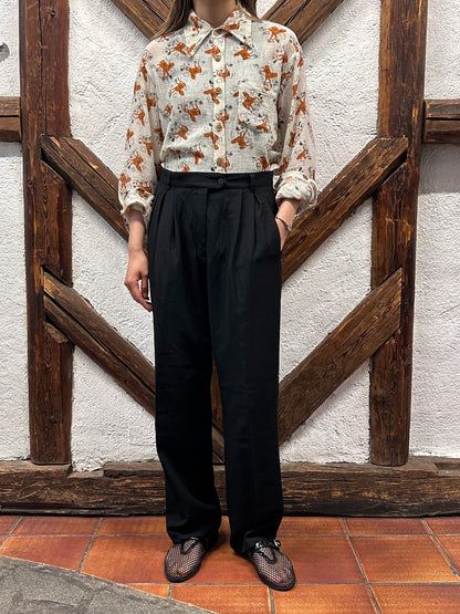 70's 70年代 Shirt Toto Praha Vintage clothing store Antique shop Prague 古着屋 アンティークショップ プラハ ユーロ古着  ヨーロッパ古着 古着卸 