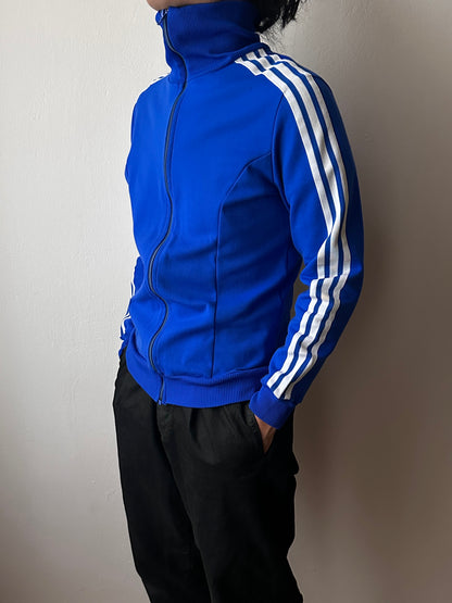 1970's Adidas Made in Austria Vintage Jersey Jacket 70's Vivid Blue Antique shop Vintage clothing store Praha Prague Showroom Appointment Toto totototrip プラハ 古着屋 古着 アディダス ジャージ 70年代 ヴィンテージ ユーロ古着 ヨーロッパ古着