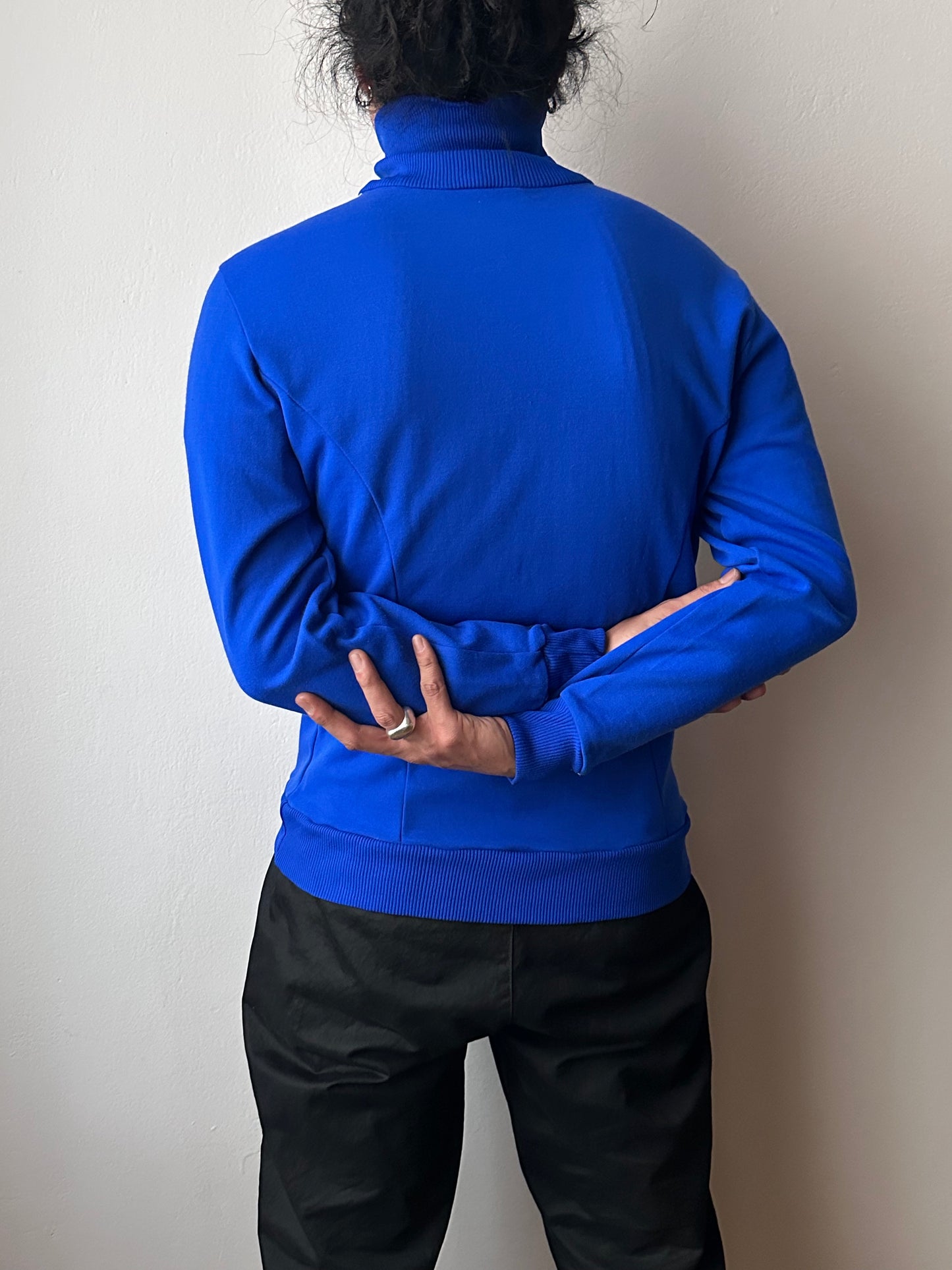 1970's Adidas Made in Austria Vintage Jersey Jacket 70's Vivid Blue Antique shop Vintage clothing store Praha Prague Showroom Appointment Toto totototrip プラハ 古着屋 古着 アディダス ジャージ 70年代 ヴィンテージ ユーロ古着 ヨーロッパ古着