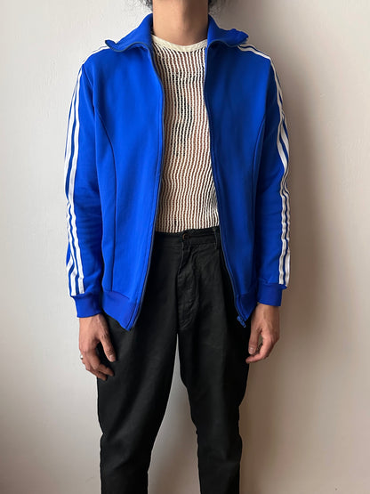 1970's Adidas Made in Austria Vintage Jersey Jacket 70's Vivid Blue Antique shop Vintage clothing store Praha Prague Showroom Appointment Toto totototrip プラハ 古着屋 古着 アディダス ジャージ 70年代 ヴィンテージ ユーロ古着 ヨーロッパ古着