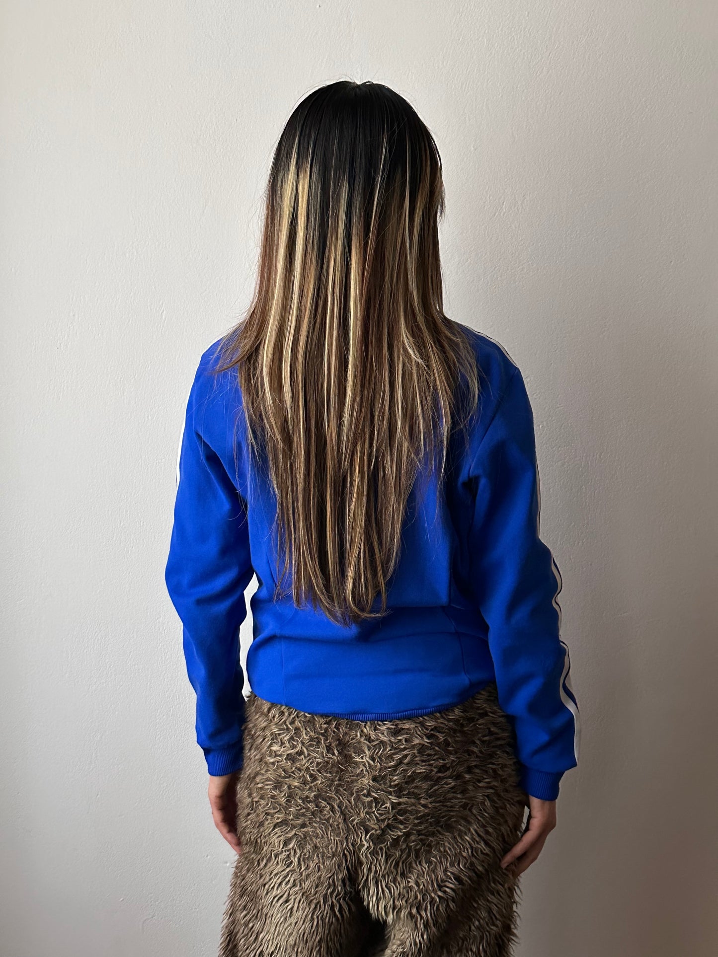 1970's Adidas Made in Austria Vintage Jersey Jacket 70's Vivid Blue Antique shop Vintage clothing store Praha Prague Showroom Appointment Toto totototrip プラハ 古着屋 古着 アディダス ジャージ 70年代 ヴィンテージ ユーロ古着 ヨーロッパ古着 SOKO
