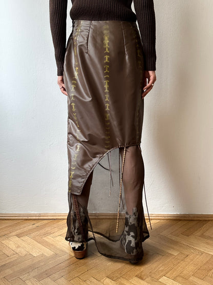 Handmade layered skirt W28