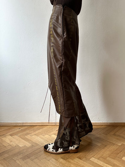 Handmade layered skirt W28