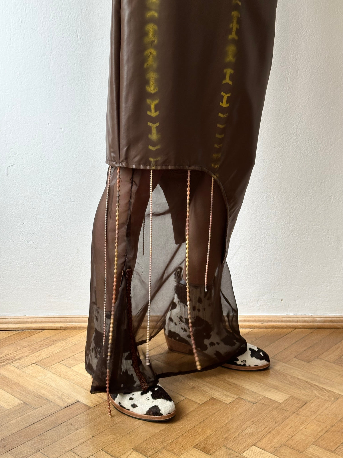 Handmade layered skirt W28