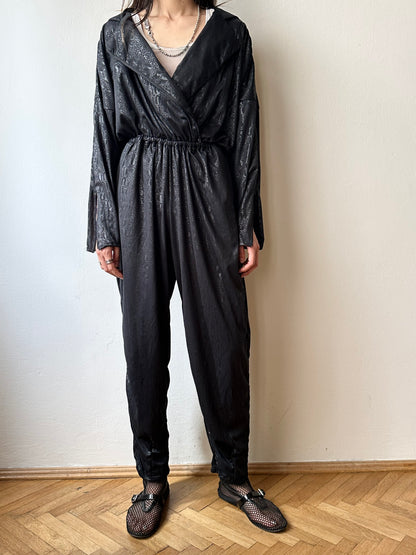 80s black jumpsuits