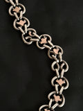 German vintage silver and pink gold chain bracelet ドイツ ヴィンテージ シルバー ピンクゴールド