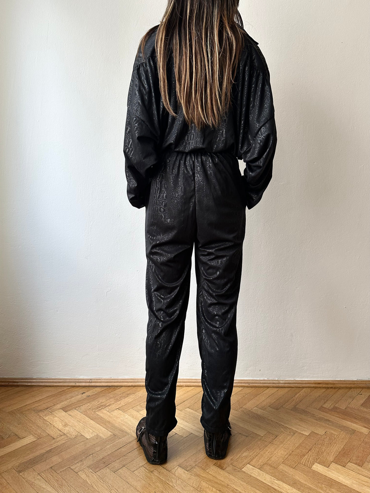 80s black jumpsuits