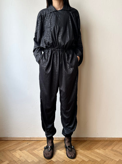 80s black jumpsuits