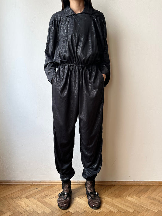 80s black jumpsuits