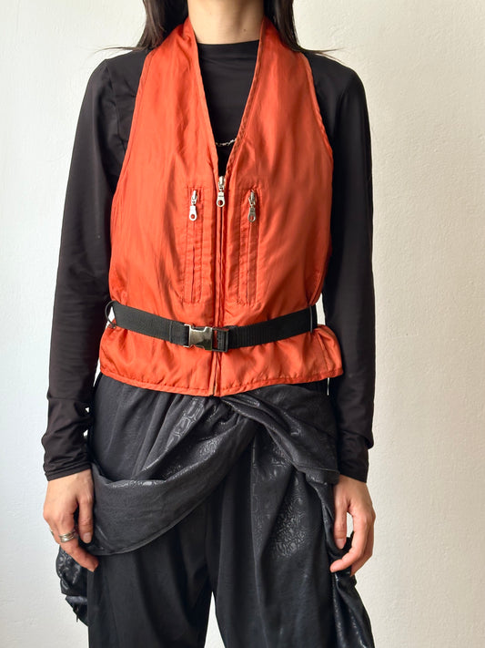 open-back rave vest