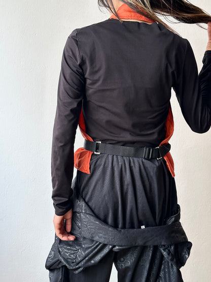 open-back rave vest