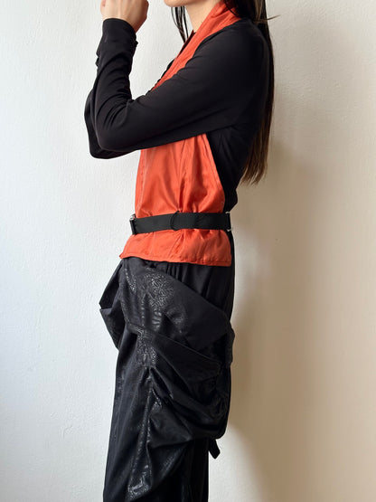 open-back rave vest