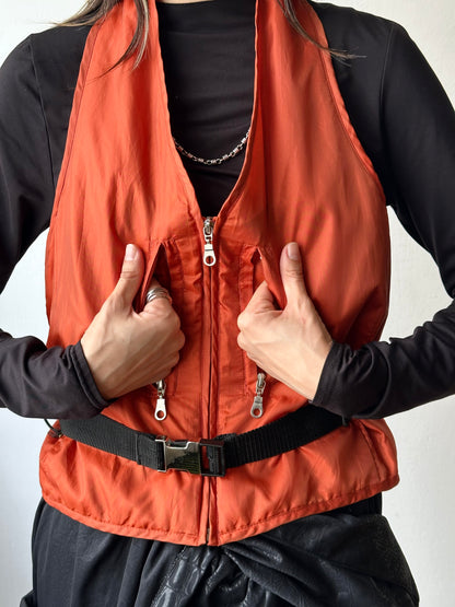 open-back rave vest