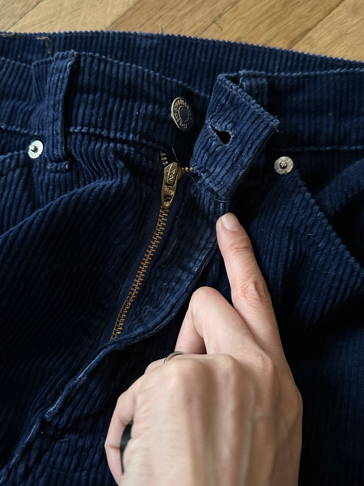 Late 1970s Levi’s corduroy trousers W29-30