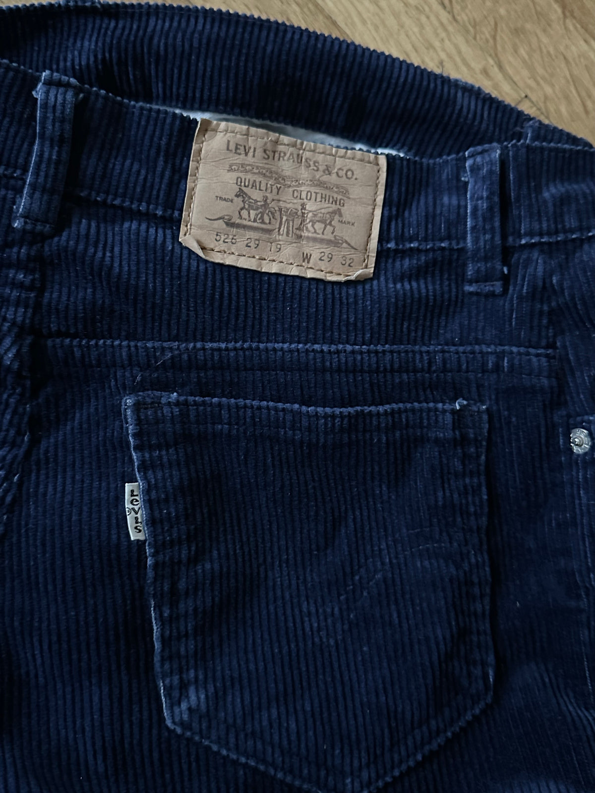 Late 1970s Levi’s corduroy trousers W29-30