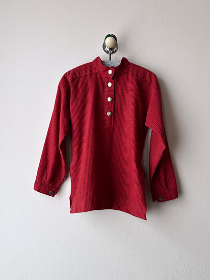 60-70s Norwegian wool work shirt