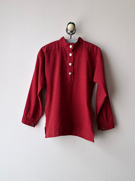 60s-70s Norwegian wool work shirt