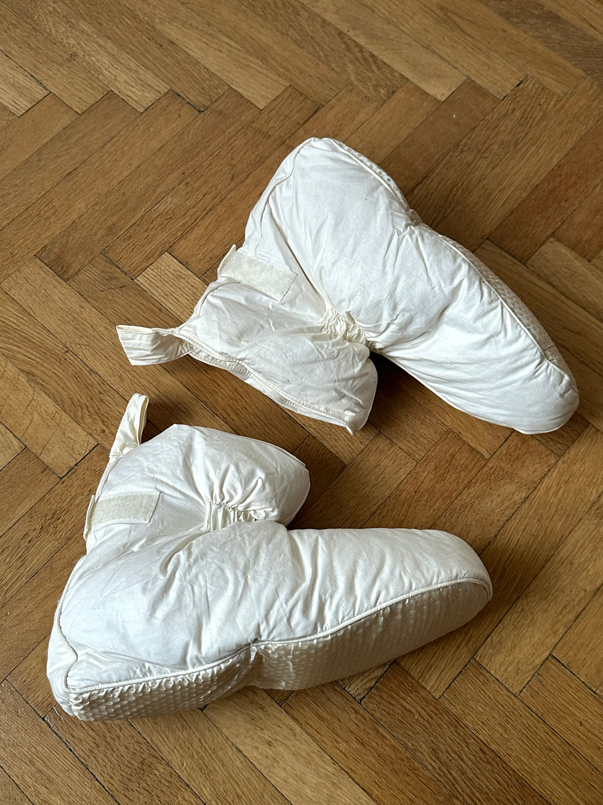 Péřové pokojové boty (deadstock) – 28–29 cm