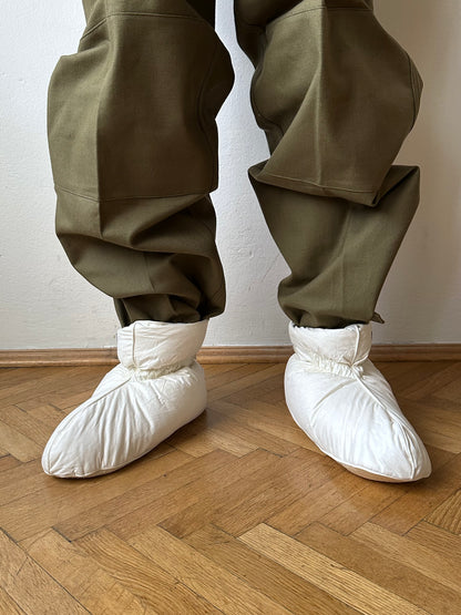 Péřové pokojové boty (deadstock) – 28–29 cm